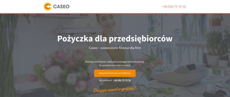 Caseo – pożyczka dla przedsiębiorców