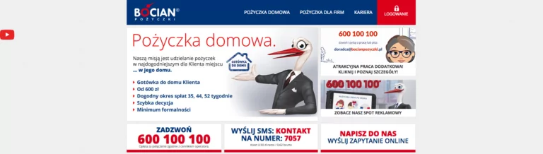 Bocian Pożyczki w Łodzi