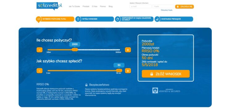 Solcredit – pożyczki online do 5000 zł