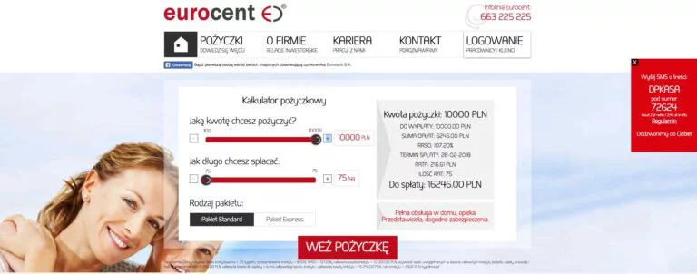 Eurocent – pożyczki do 10 000 zł na dowolny cel