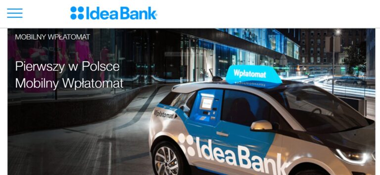 Zmiany w mobilnych wpłatomatach Idea Banku