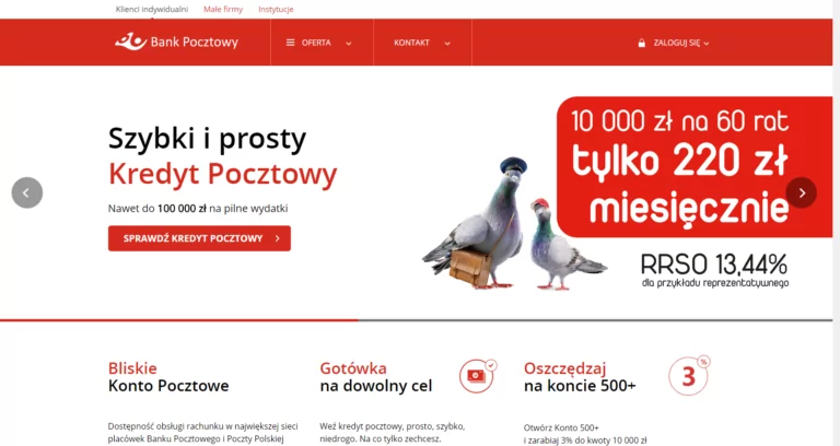 Przelewy natychmiastowe w Banku Pocztowym