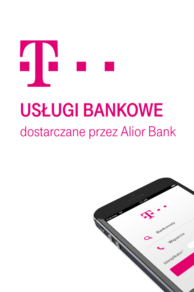 Aplikacja T-Mobile Usługi Bankowe