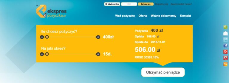 Ekspres Pożyczka – chwilówka na raty