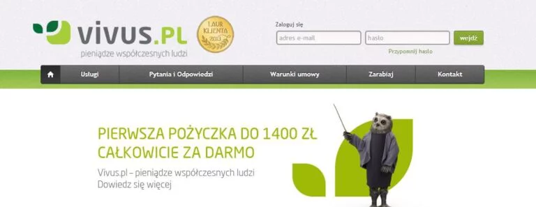 Bierzemy pożyczkę chwilówkę Vivus.pl