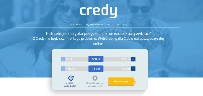 Credy.pl – szybkie pożyczki online