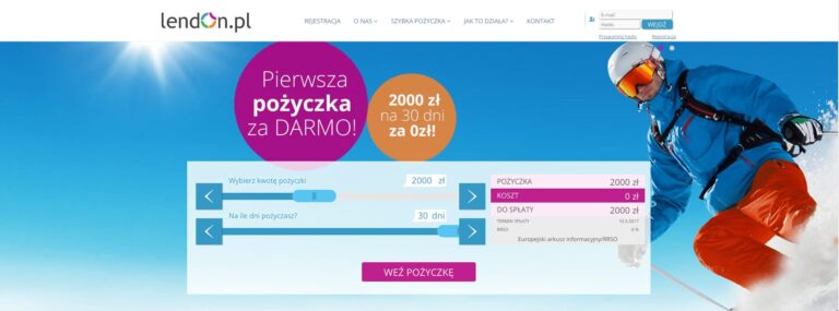 Bierzemy pożyczkę chwilówkę w LendOn.pl