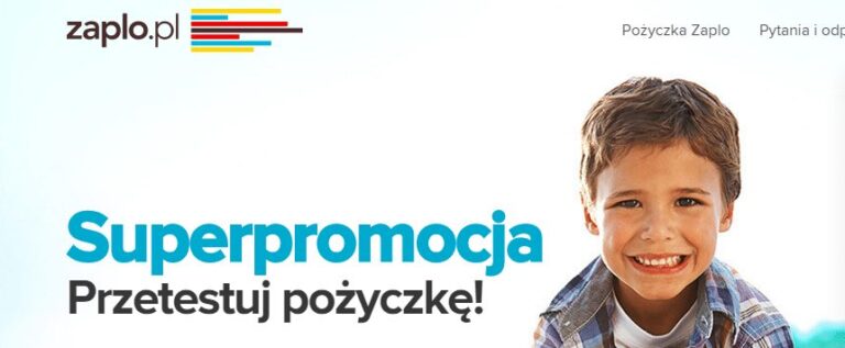 Darmowa pożyczka w Zaplo.pl do 10 000 zł