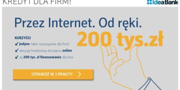 Kredyt online dla firm do 200 000 zł