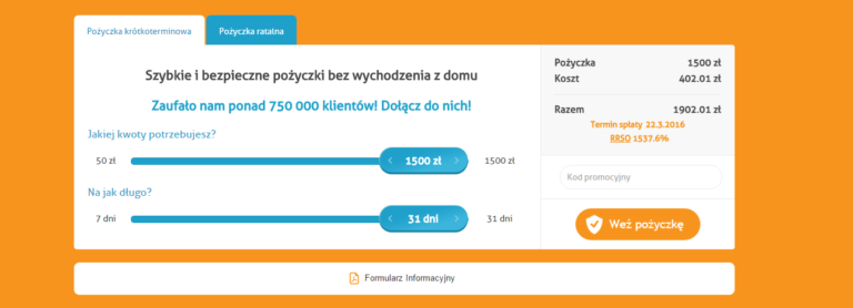 Kod promocyjny Pożyczkomat.pl