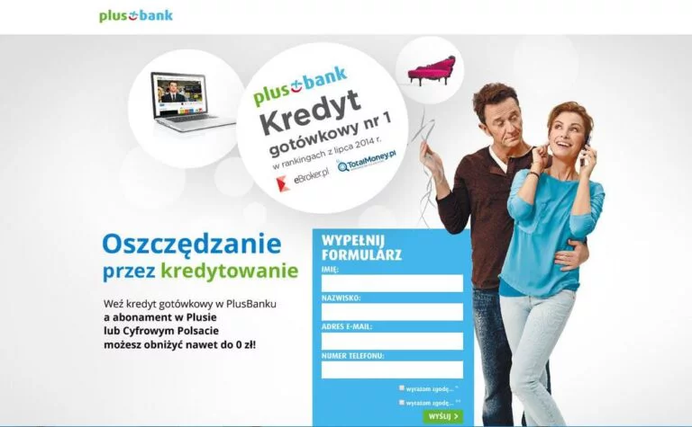 Pod lupą Zadłużenia.com – kredyt gotówkowy w Plus Banku