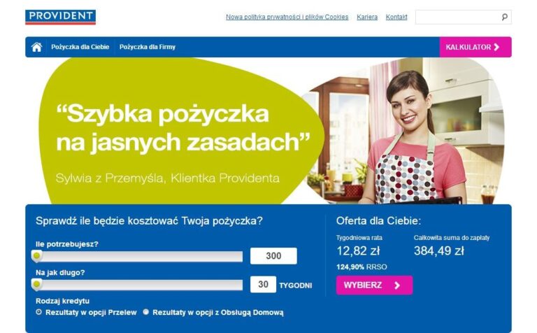 Pod lupą Zadluzenia.com – pożyczka pozabankowa Provident