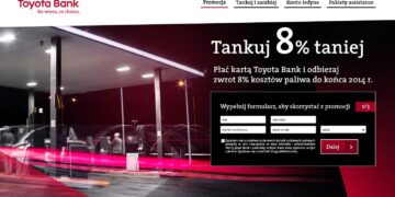 Toyota Bank daje 50 zł na paliwo
