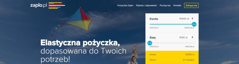 Zaplo.pl – pożyczki na raty do 10 000 zł