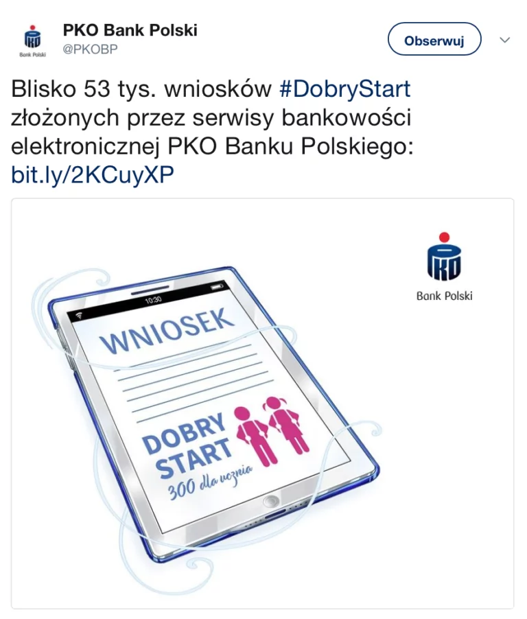 Dobry Start w PKO BP