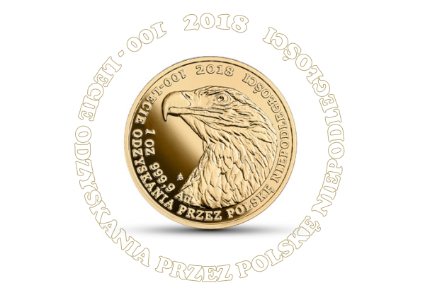 Nowa złota moneta NBP na 100-lecie niepodległości