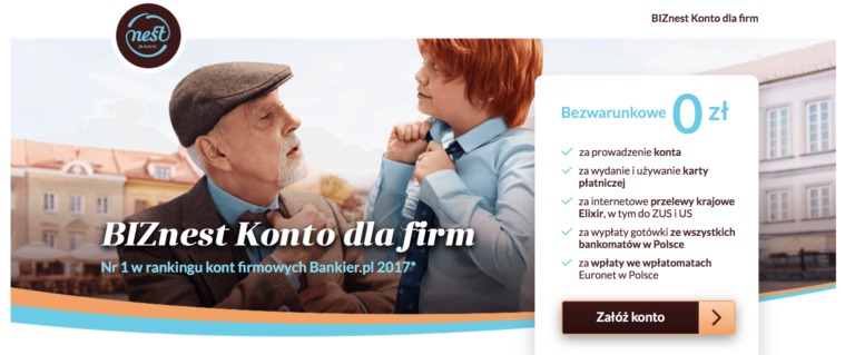 Promocja: 100 zł na start od Nest Banku dla firm