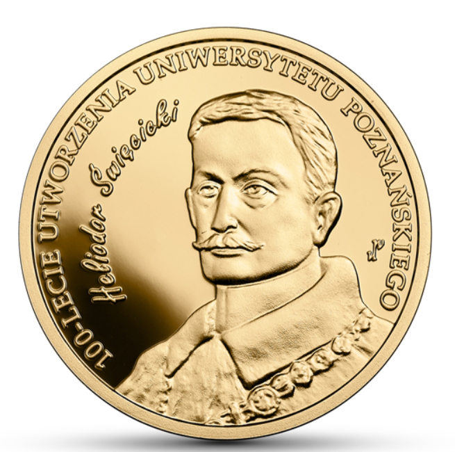 Monety z okazji 100-lecia utworzenia Uniwersytetu Poznańskiego