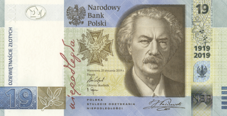 Nowy banknot o nominale 19 zł od NBP