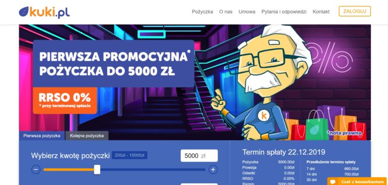 Kuki.pl – kolejna pożyczka
