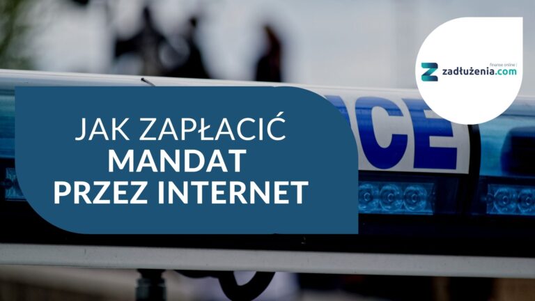 Jak zapłacić mandat przez Internet?