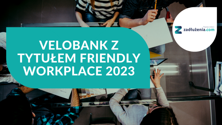 VeloBank z tytułem Friendly Workplace 2023