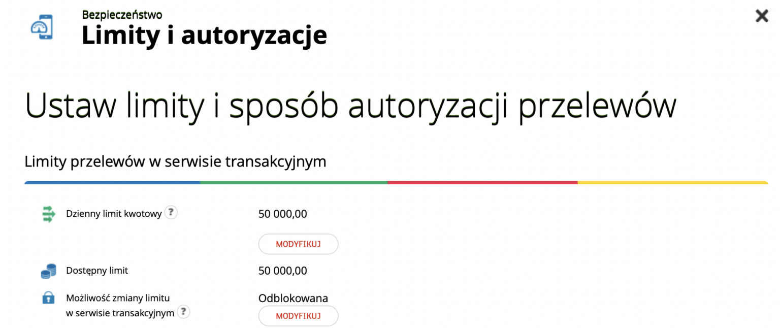 Jak zmienić limit - mBank. Zwiększenie limitu przelewu w aplikacji